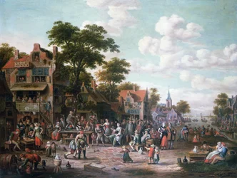 Fête de village, 1716